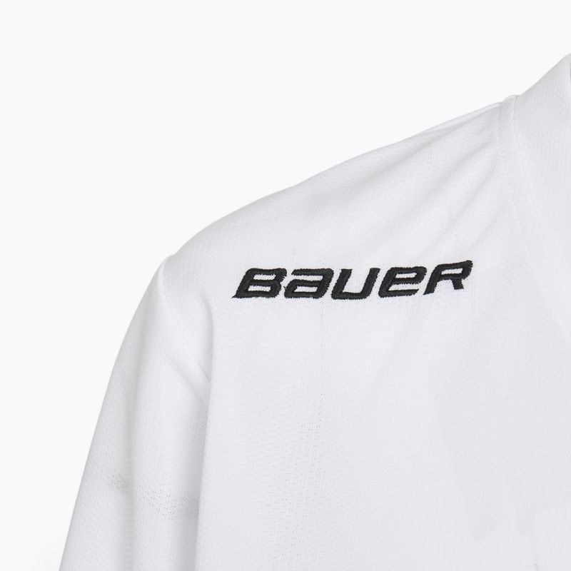 Detský hokejový dres longsleeve Bauer Flex Practice Jersey Jr white 3