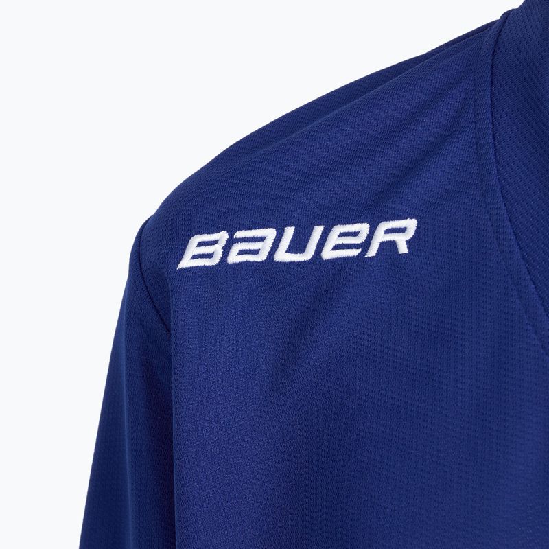 Detský hokejový dres longsleeve Bauer Flex Practice Jersey Jr white 3