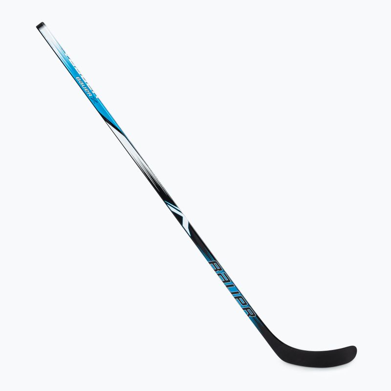 Hokejka Bauer X Series Grip Sr F80 black/white/blue