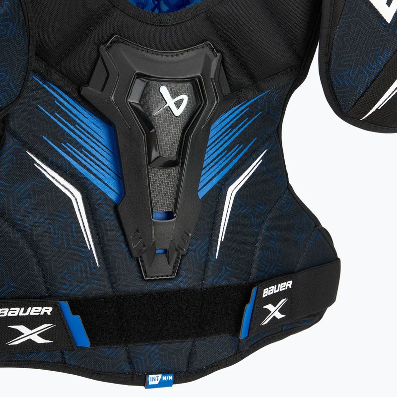 Hokejové ramenné chrániče Bauer X Shoulder Pad Int black/blue 4