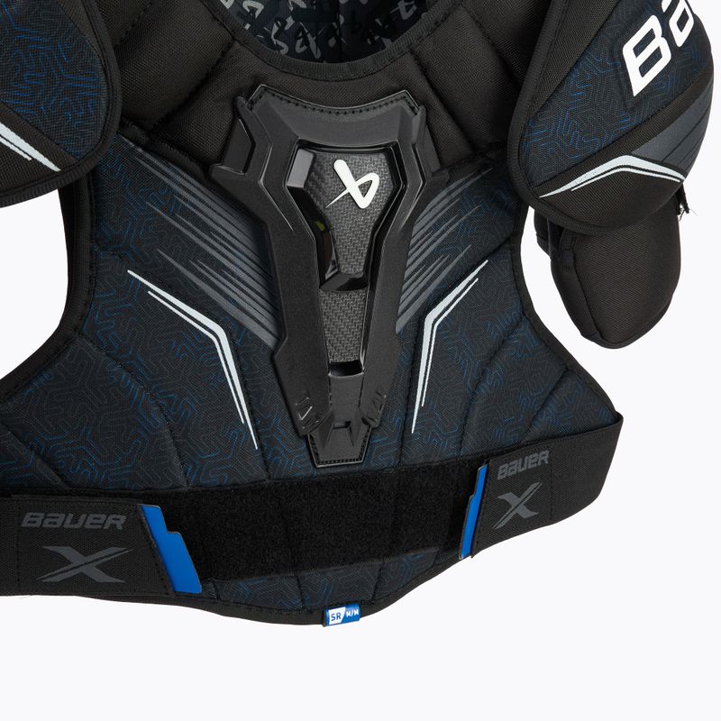 Hokejové ramenné chrániče Bauer X Shoulder Pad Sr Black/Blue 4