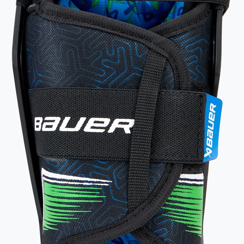 Detské hokejové chrániče holení Bauer X Shin Guard Jr black 6