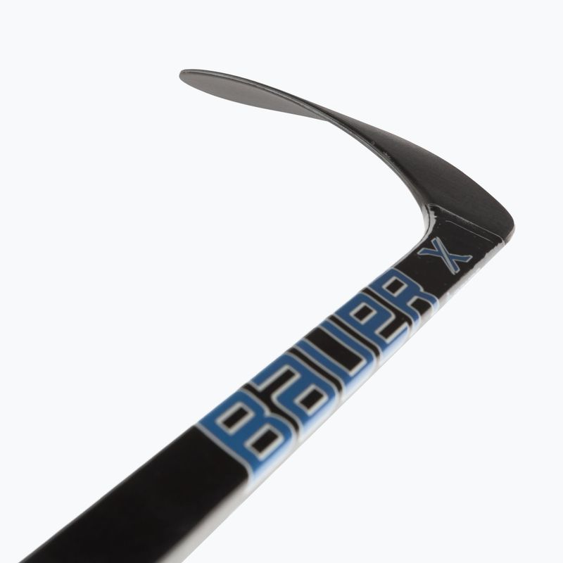 Hokejka Bauer X Series Grip Int F60 R black/blue/green 4