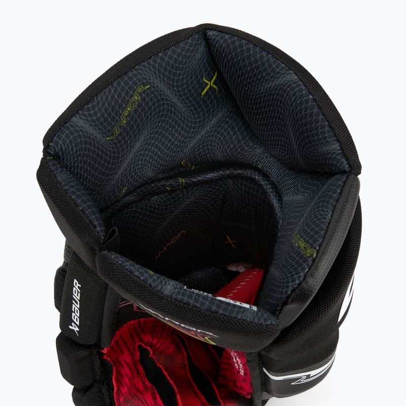 Hokejové rukavice Bauer Vapor Fly40 Sr black/white 7