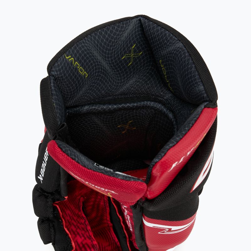 Hokejové rukavice Bauer Vapor Fly40 Int black/red 7