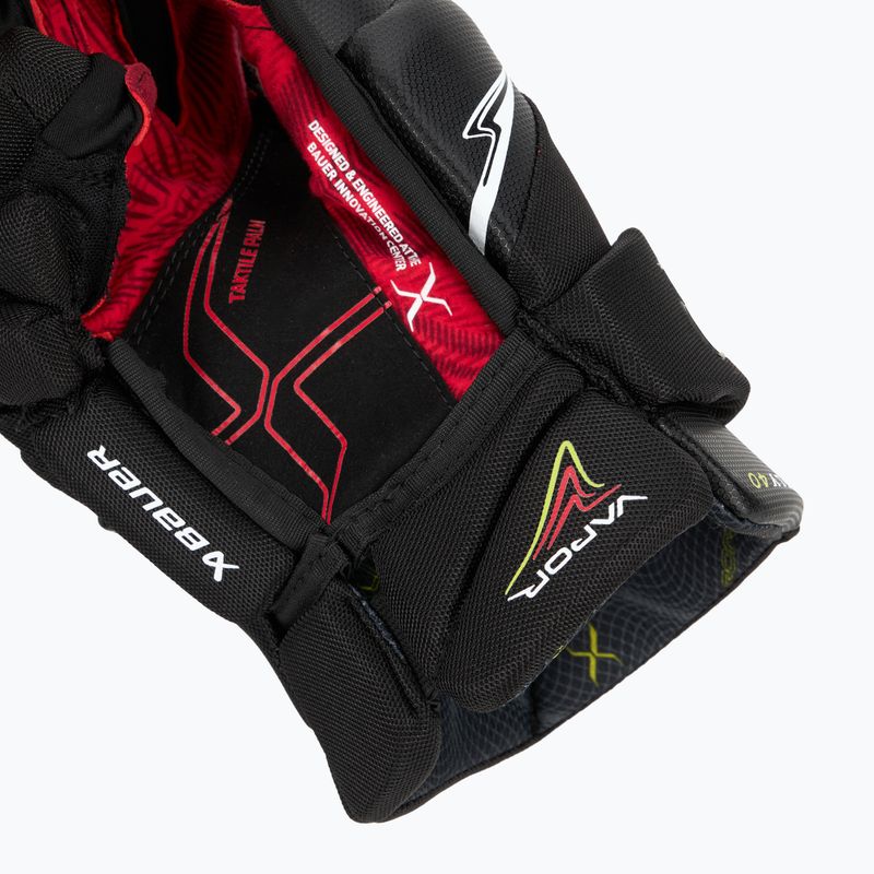 Hokejové rukavice Bauer Vapor Fly40 Int black/white 6