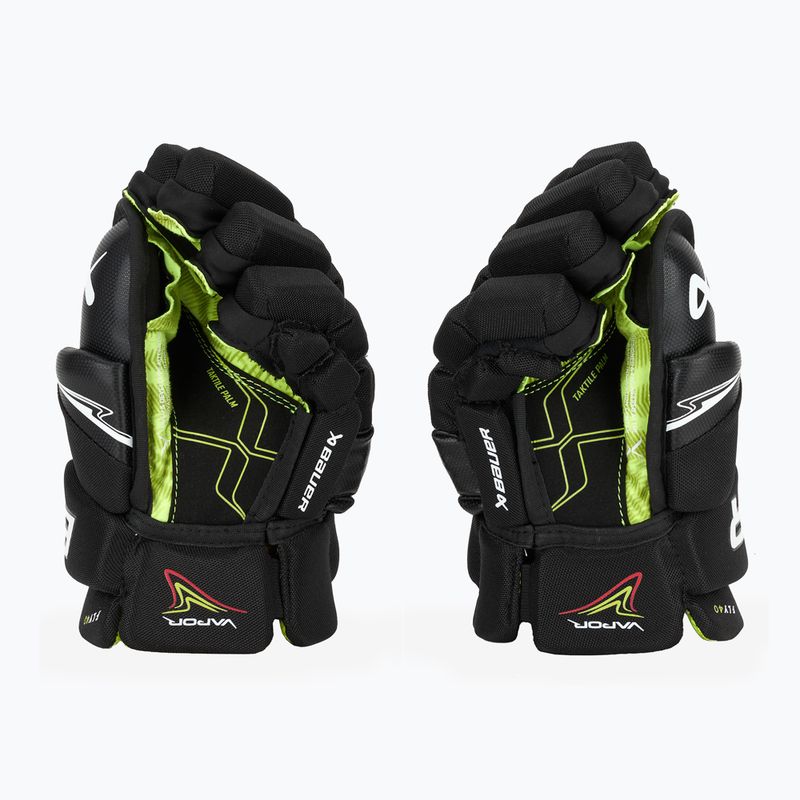 Detské hokejové rukavice Bauer Vapor Fly40 Jr black/white 3