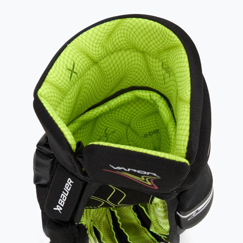 Detské hokejové rukavice Bauer Vapor Fly40 Jr black/white 7