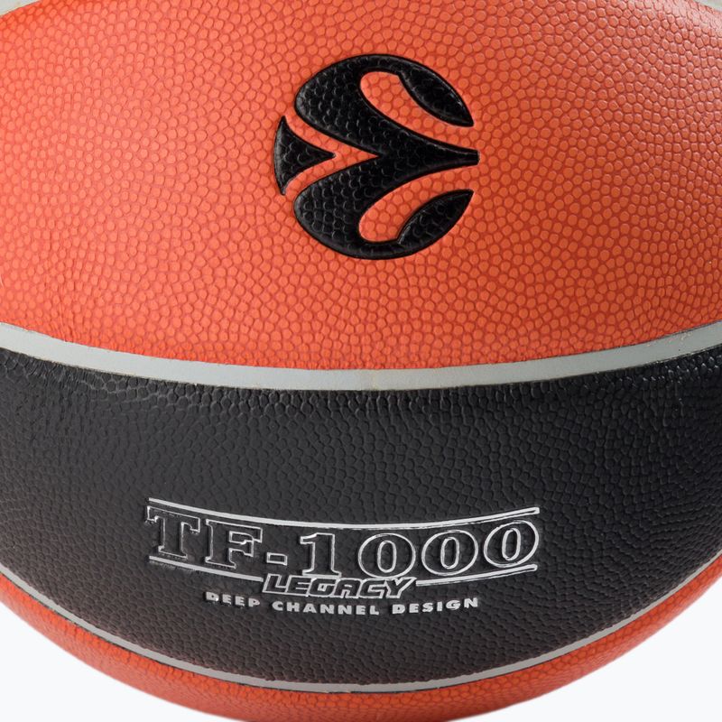 Spalding Euroleague TF-1000 Legacy basketbal oranžová a čierna 84004Z veľkosť 7 2
