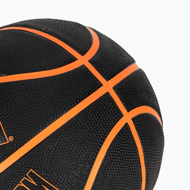 Basketbalová lopta Spalding Phantom basketball black/orange veľkosť 6 3