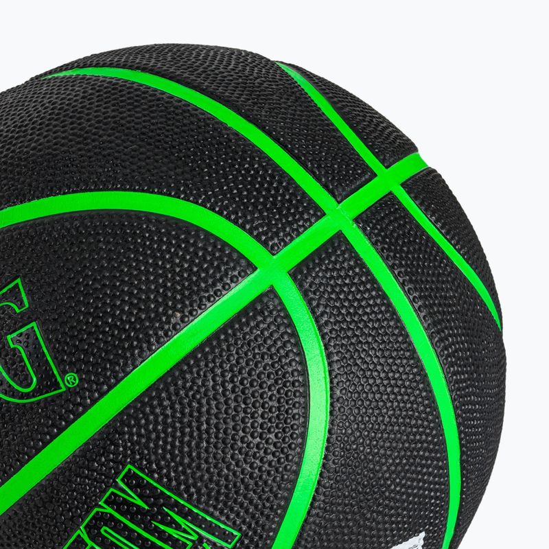 Basketbalová lopta Spalding Phantom basketball black/green veľkosť 6 3