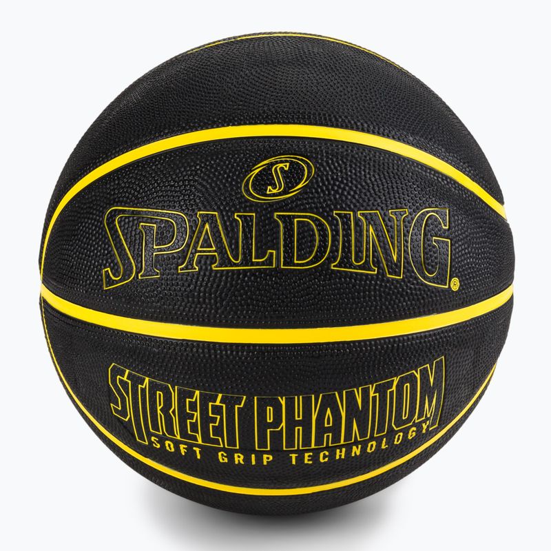 Splading Phantom basketball black and yellow 84386Z veľkosť 7