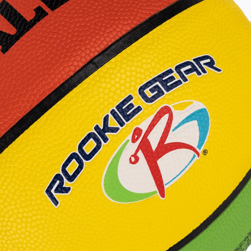 Spalding Rookie Gear Kožená viacfarebná basketbalová lopta veľkosť 5 3