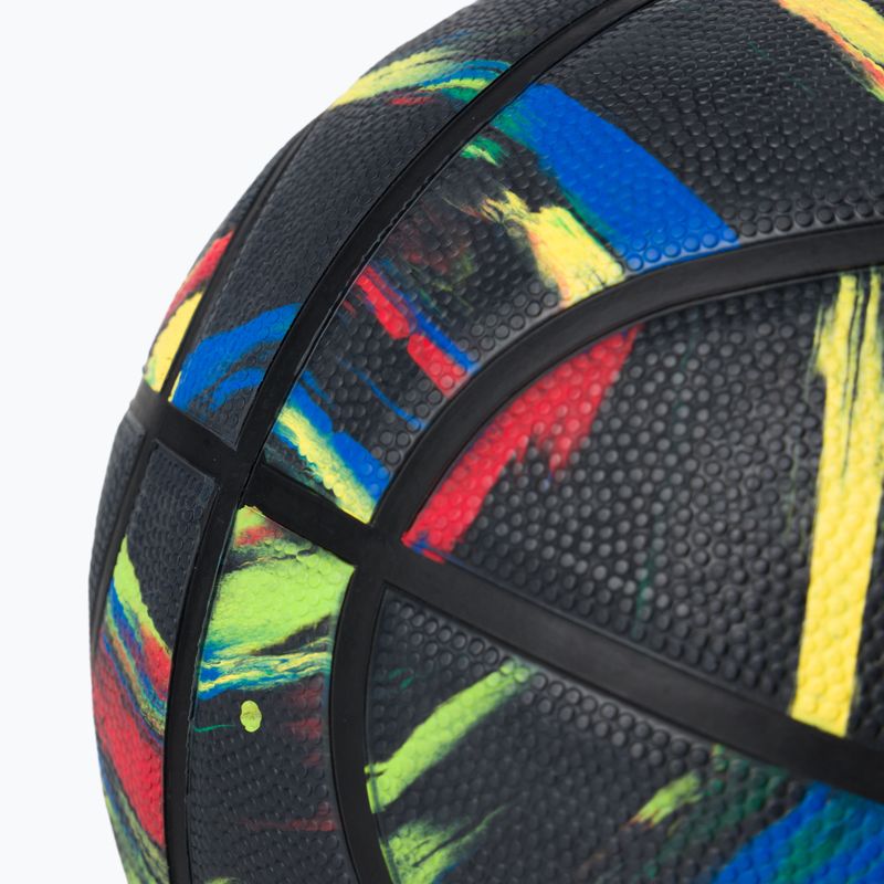 Spalding Marble basketbalová lopta čierna a farebná 84398Z veľkosť 7 2
