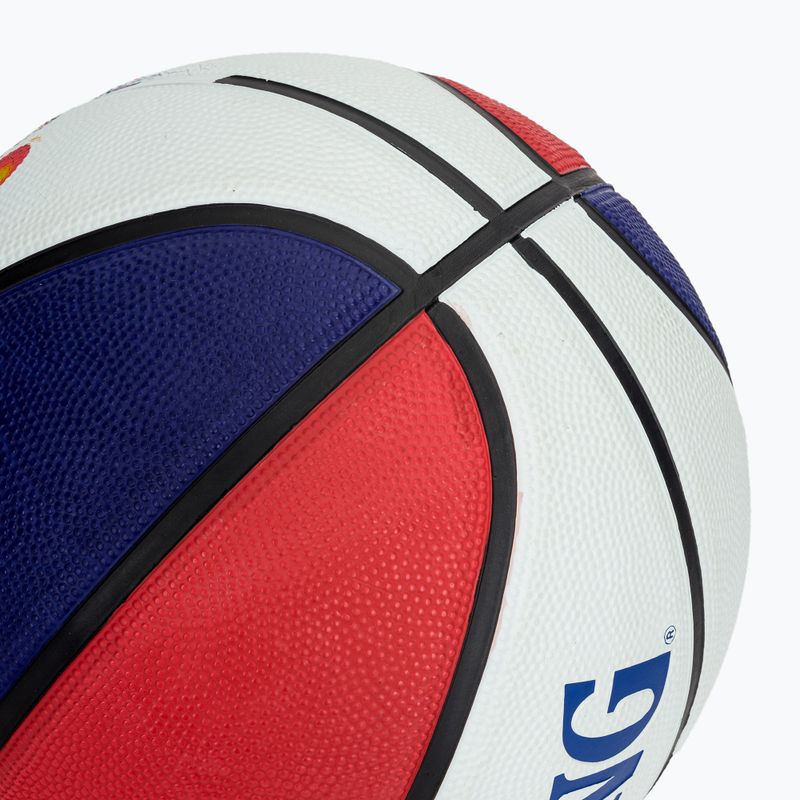 Basketbalová lopta Spalding Space Jam Tune white/red/blue veľkosť 7 5