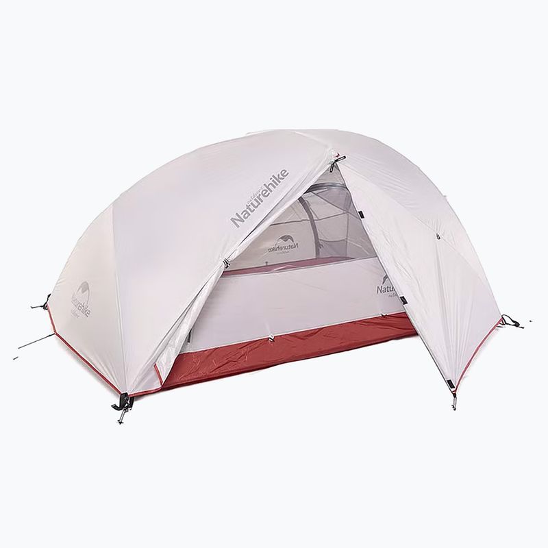 Trekingový stan 2- miestny Naturehike Star River 2 light grey/red 2
