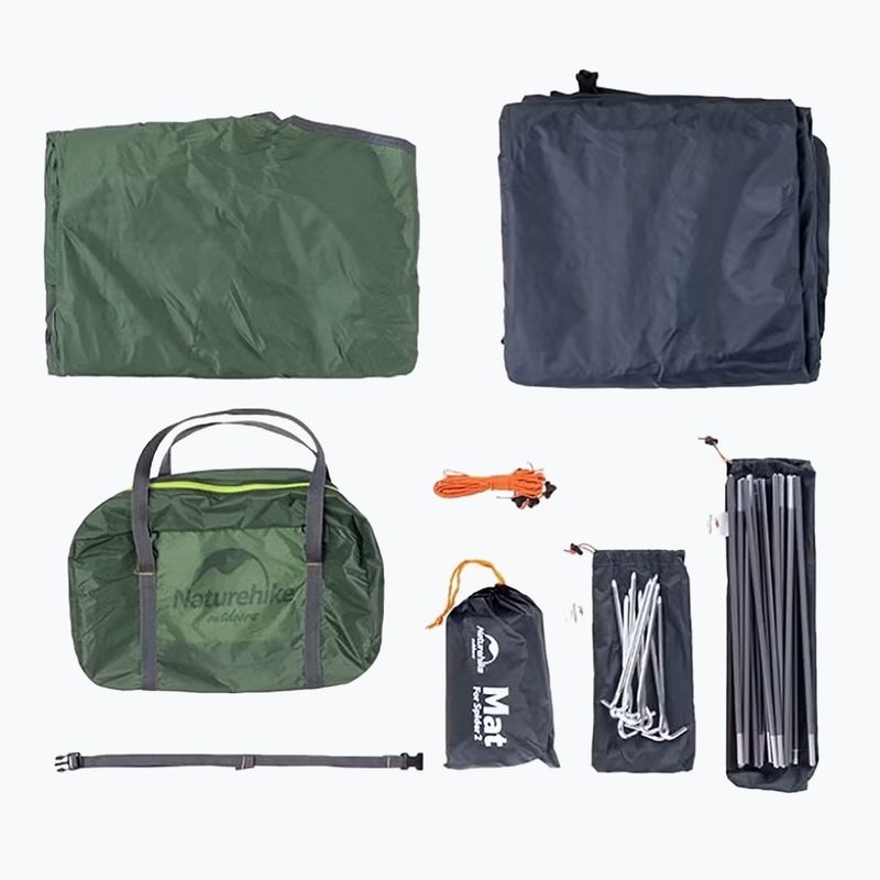 Trekingový stan pre 2 osoby Naturehike Ultralight 20D forest green 3