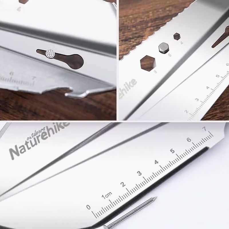 Multifunkčná lopatka Naturehike NH20GJ001 silver 2