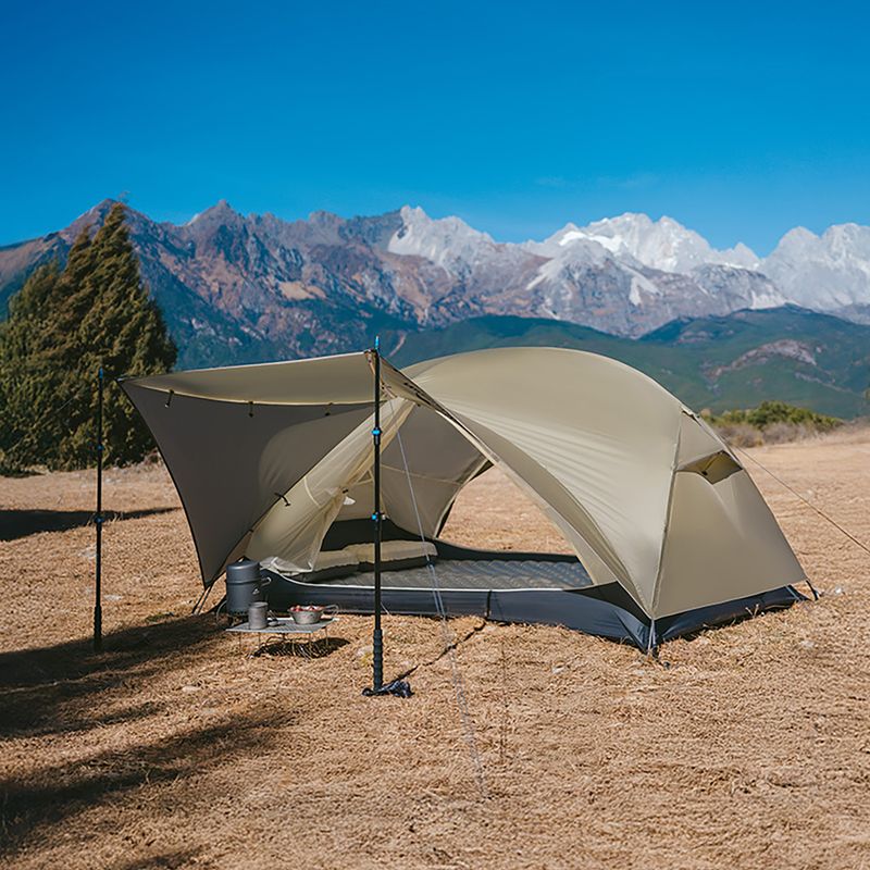 Trekingový stan pre 1 osobu Naturehike Mongar UL1 15D rocky grey 8