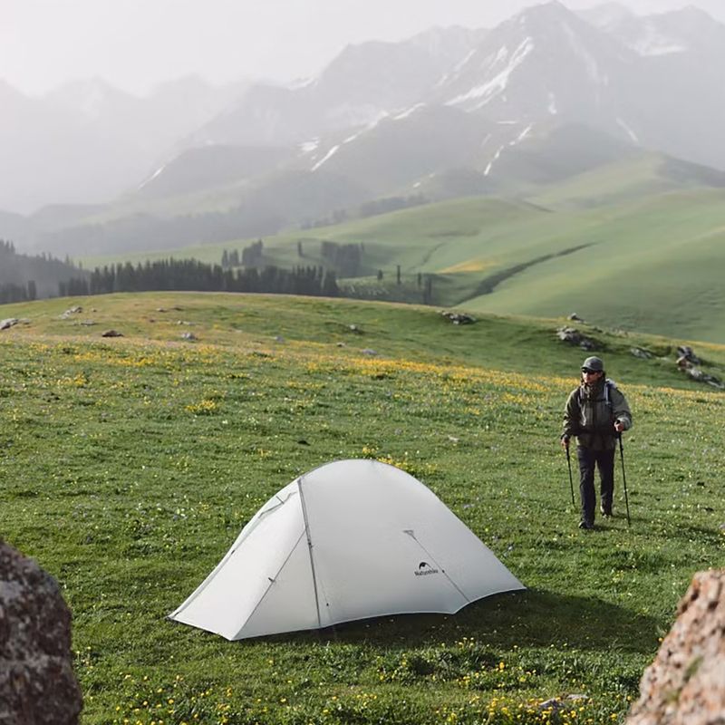 Trekingový stan pre 2 osoby Naturehike Mongar UL 2 15D moon rock gray 4