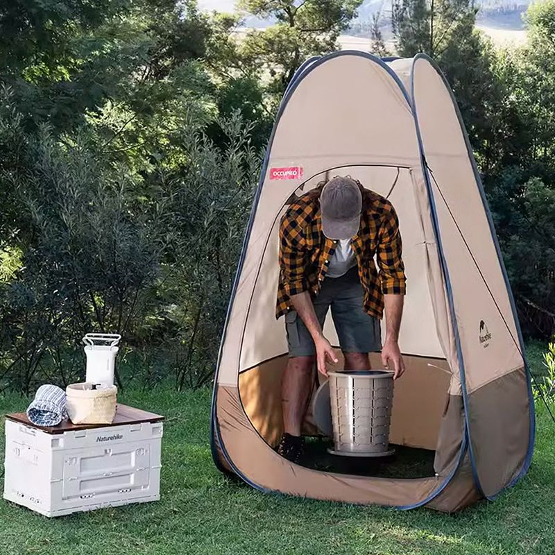 Skladacia prezliekareň Naturehike NH17Z002-P dark brown 2