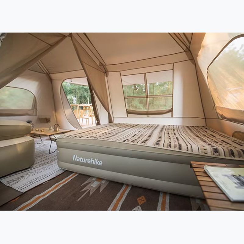 Kempingový stan pre 4 osoby Naturehike Village 13 Ridge Ultimate Edition brown/ti black 7