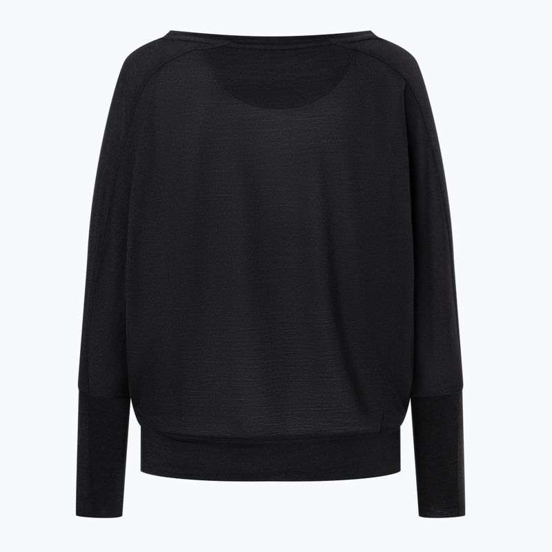 Dámske tričko longsleeve super.natural Kula Top jet black 3