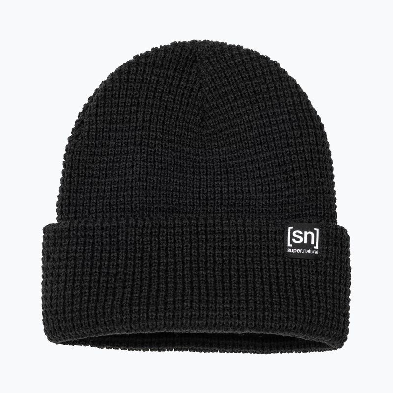 Zimná čiapka super.natural City Beanie jet black 2