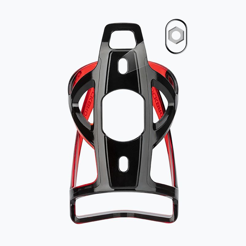 Košík na fľašu na bicykel Rockbros 31210007 Water Bottle Holder black/red 4