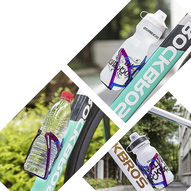 Košík na fľašu na bicykel Rockbros 31210007 Water Bottle Holder blue/purple 5