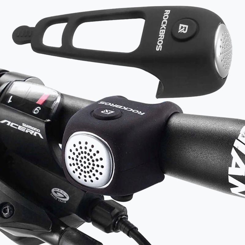 Bicyklový zvonček Rockbros CB1709BK Electric Bell black 2