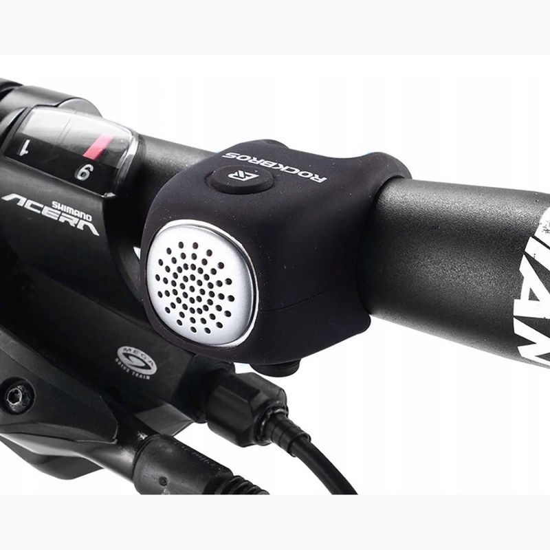 Bicyklový zvonček Rockbros CB1709BK Electric Bell black 3