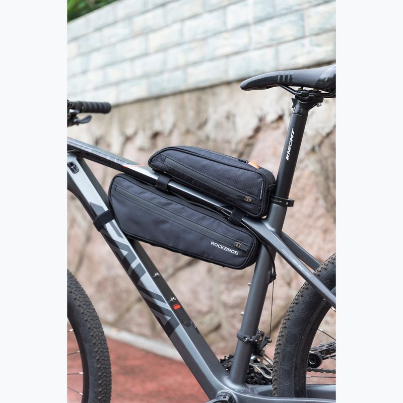 Brašna na rám bicykla Rockbros 043 Bike Tube Bag 3 l black 4