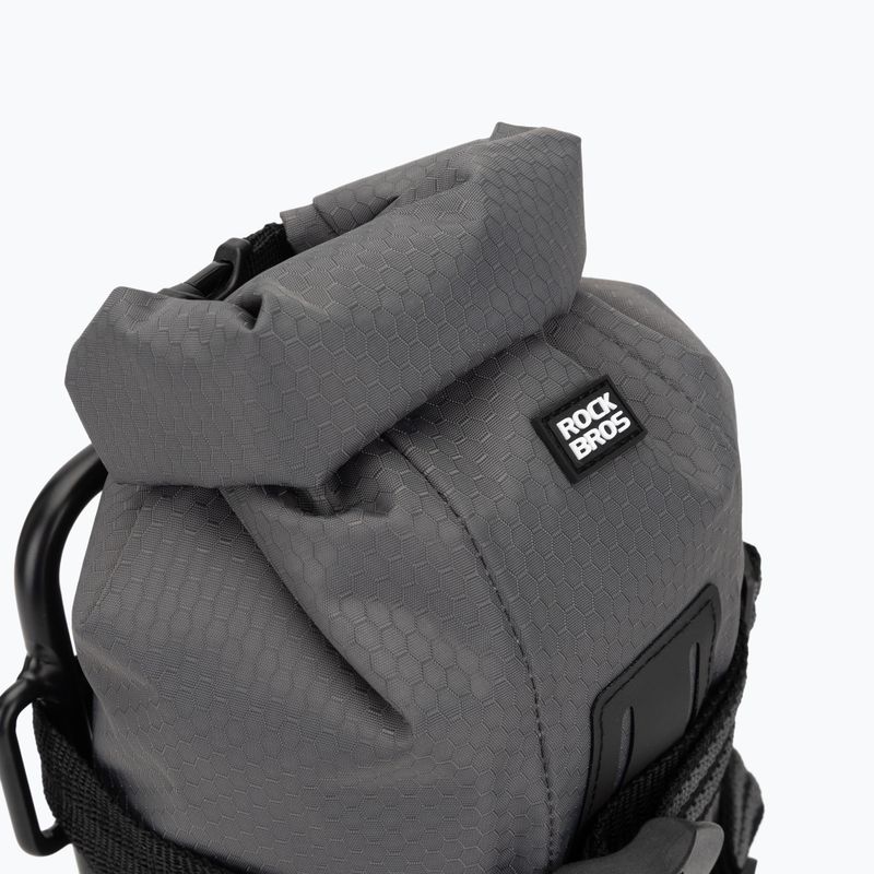 Taška a vak na bicykel Rockbros Front Fork Rack+Fork Bag grey/black 5