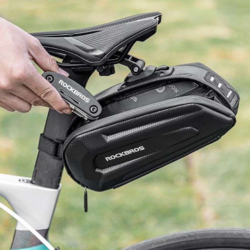 Cyklistická brašna pod sedátko Rockbros B69 Bike Saddle Bag black 6