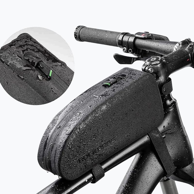 Brašna na rám bicykla Rockbros AS-019-1 Bike Tube Bag L black 8