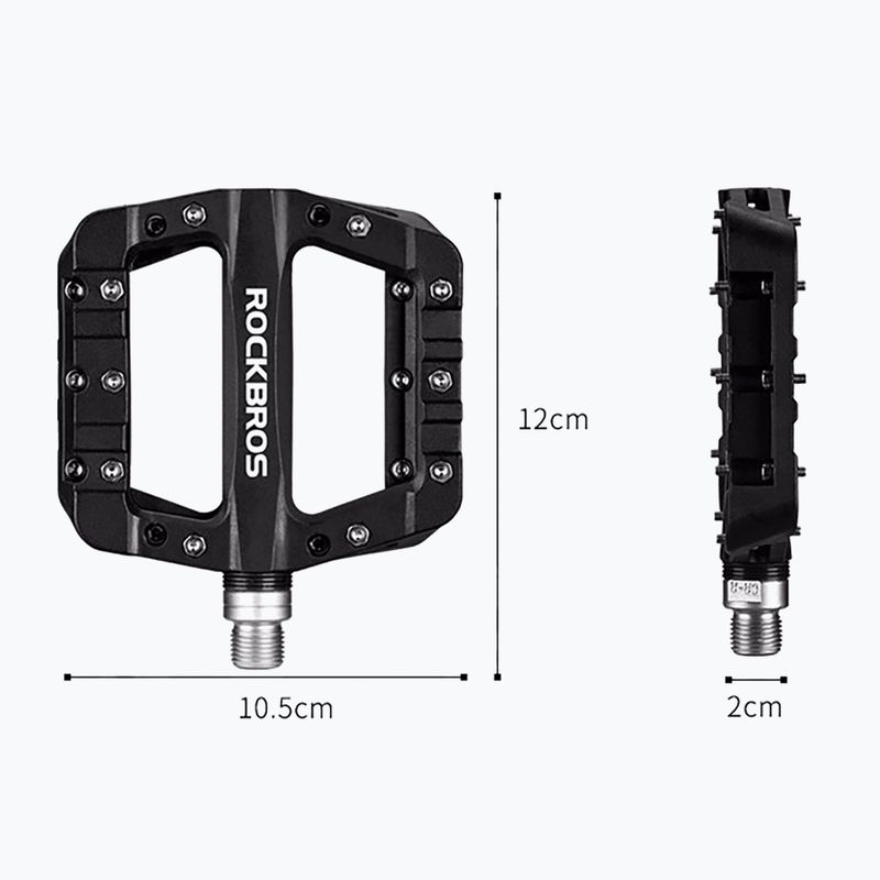 Pedále na bicykel Rockbros 2017-12C black 8