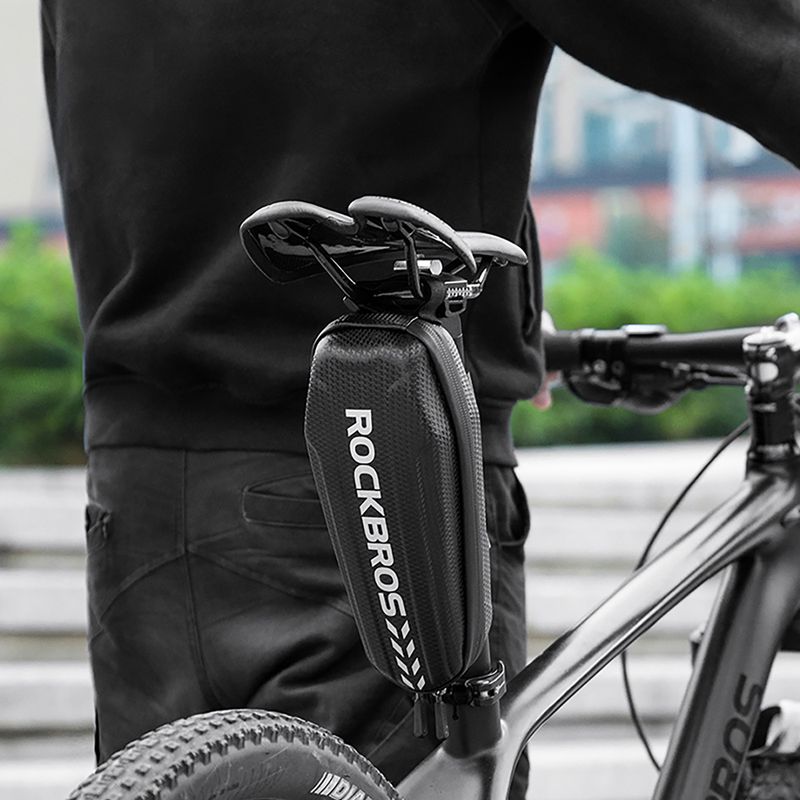 Brašna na rám bicykla Rockbros B61 Bike Tube Bag L black 2
