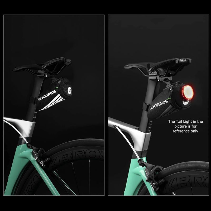 Cyklistická brašna pod sedátko Rockbros C28BK Bike Saddle Bag black 5