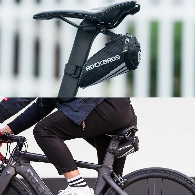 Cyklistická brašna pod sedátko Rockbros C28BK Bike Saddle Bag black 6