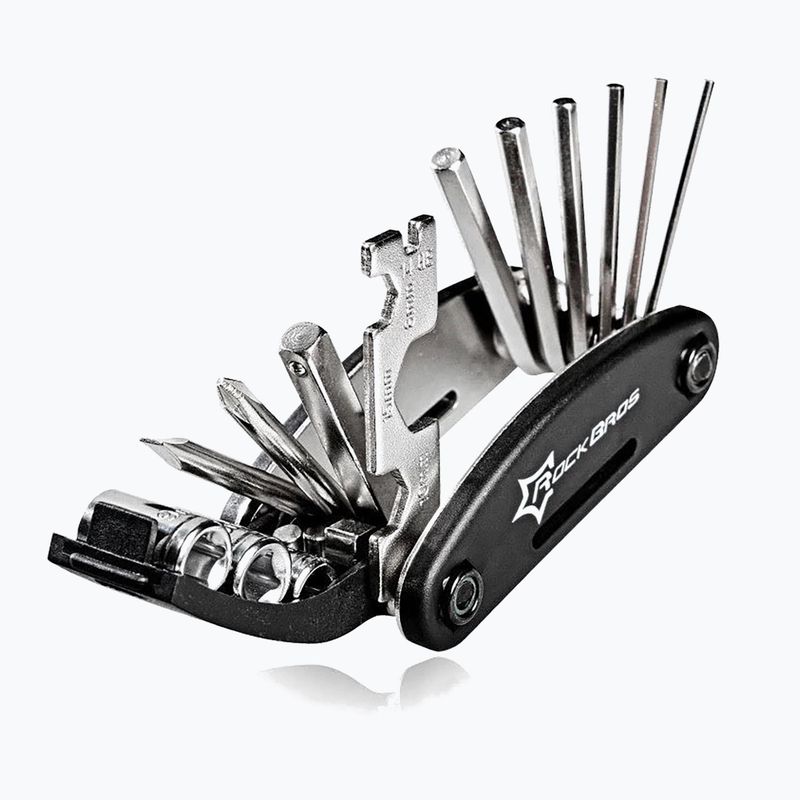 Kľúč na bicykel Rockbros GJ1601 Repair Tool 16in1 black/silver 3