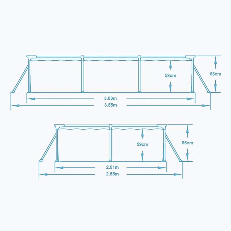 Bazén Bestway Steel Pro 300 cm modrý 5