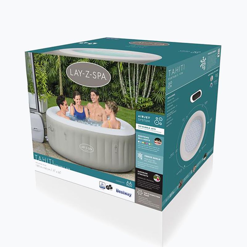 Nafukovací bazén s vírivkou Bestway Lay-Z-Spa Tahiti 60007 2