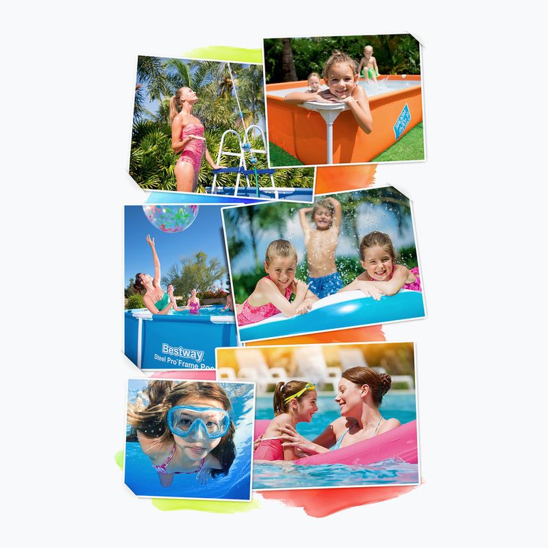 Bestway Power Steel Oval Pool Set 610 x 366 cm hnedý 10