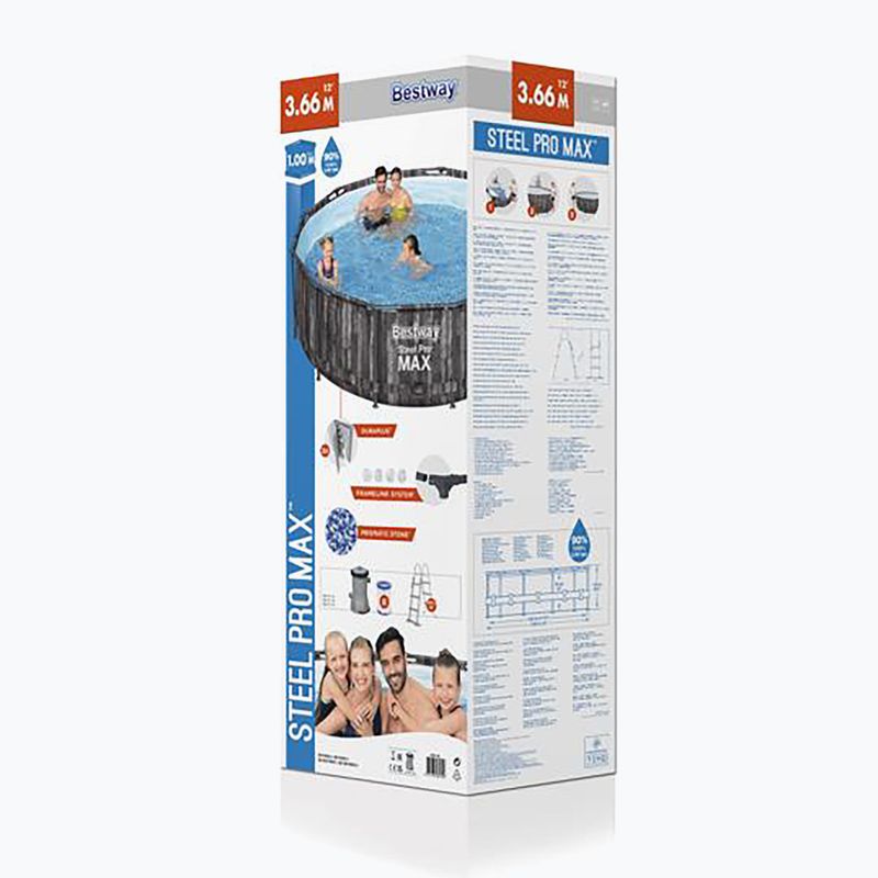 Stojanový bazén Bestway 366 cm Steel Pro Max 5614X 2