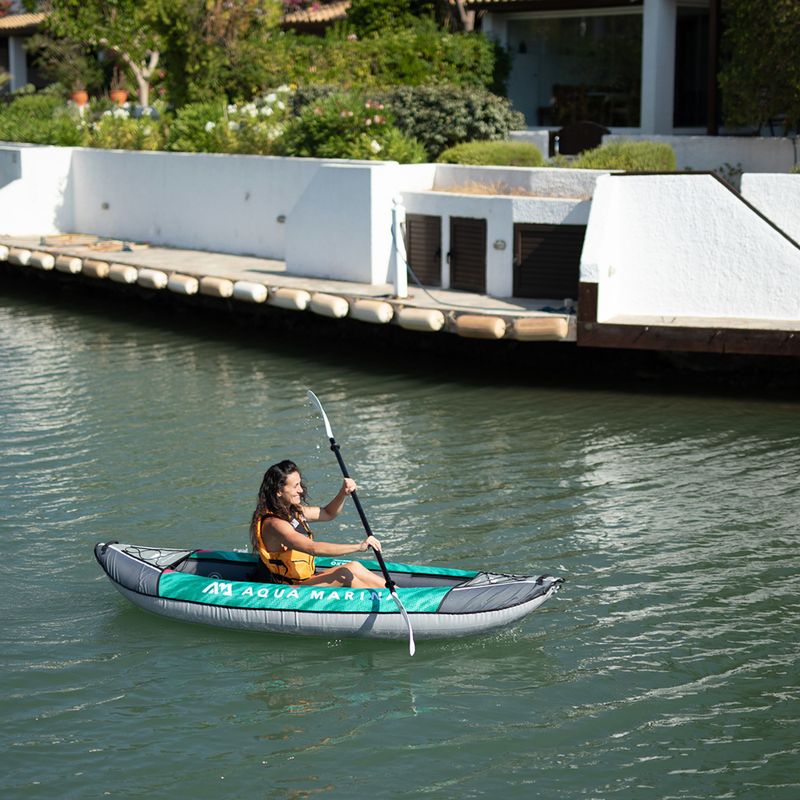 Aqua Marina Rekreačný kajak zelený Laxo-285 9'4″ nafukovací kajak pre 1 osobu 15