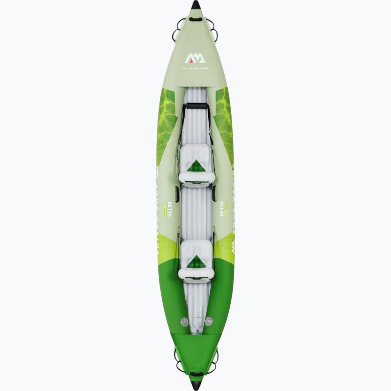 Aqua Marina Rekreačný kajak zelený Betta-412 13'6″ nafukovací kajak pre 2 osoby
