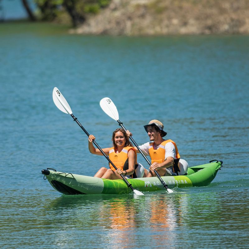 Aqua Marina Rekreačný kajak zelený Betta-412 13'6″ nafukovací kajak pre 2 osoby 13