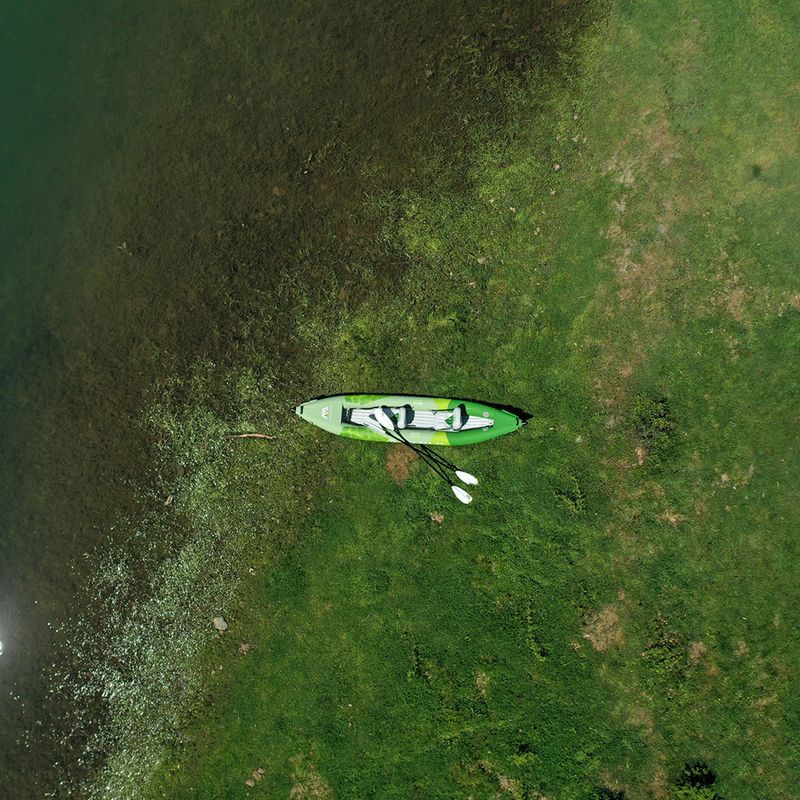 Aqua Marina Rekreačný kajak zelený Betta-412 13'6″ nafukovací kajak pre 2 osoby 14