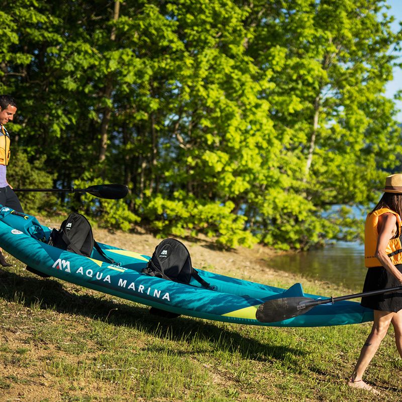 Aqua Marina Versatile/ Whitewater Kajak modrý Steam-412 Nafukovací kajak pre 2 osoby 13'6″ 12